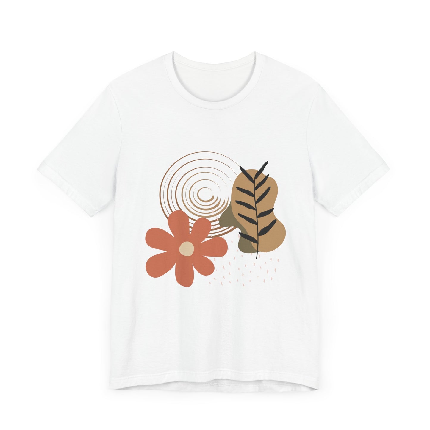 Boho Chic Floral Unisex Short Sleeve Tee