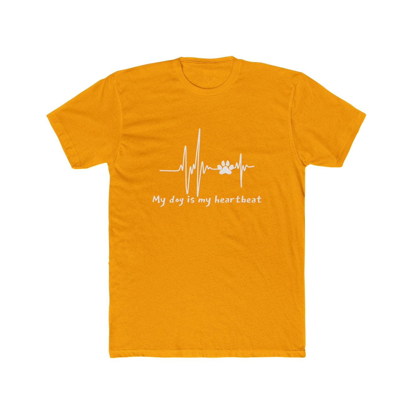 Minimalist Unisex Cotton Crew Tee - My Day is Going Great