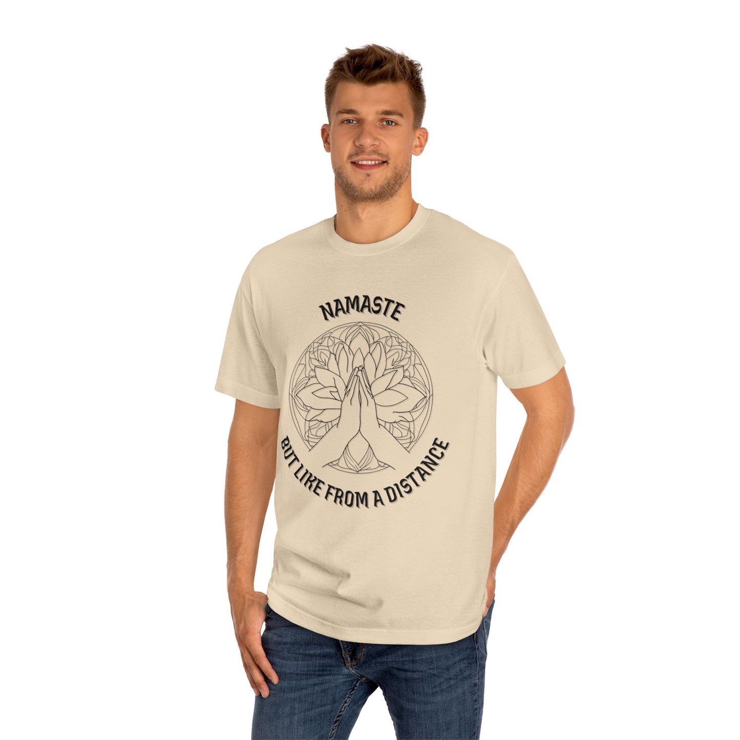 Namaste Classic Unisex Tee - Relaxed Fit Spiritual T-Shirt