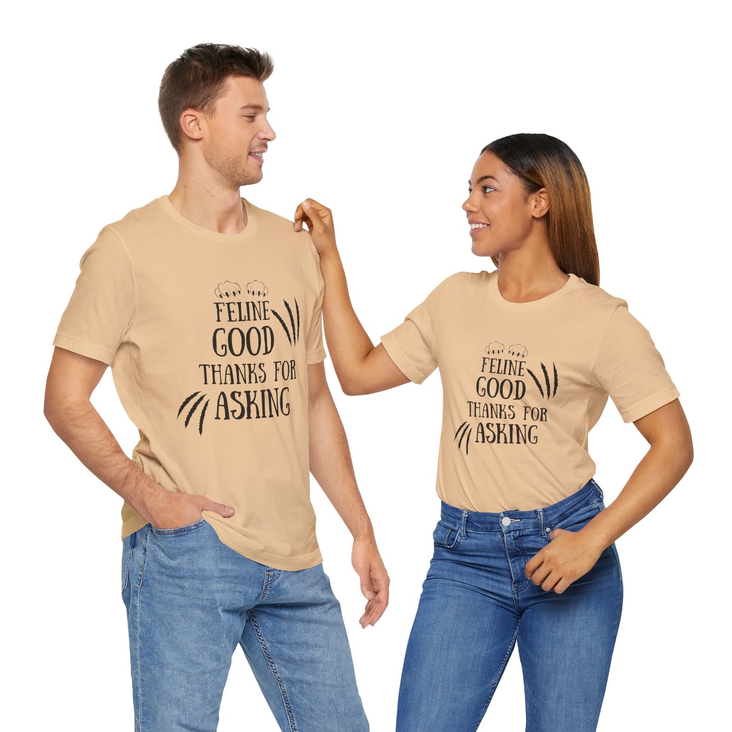 Feline Good Unisex Tee - Purr-fect for Cat Lovers