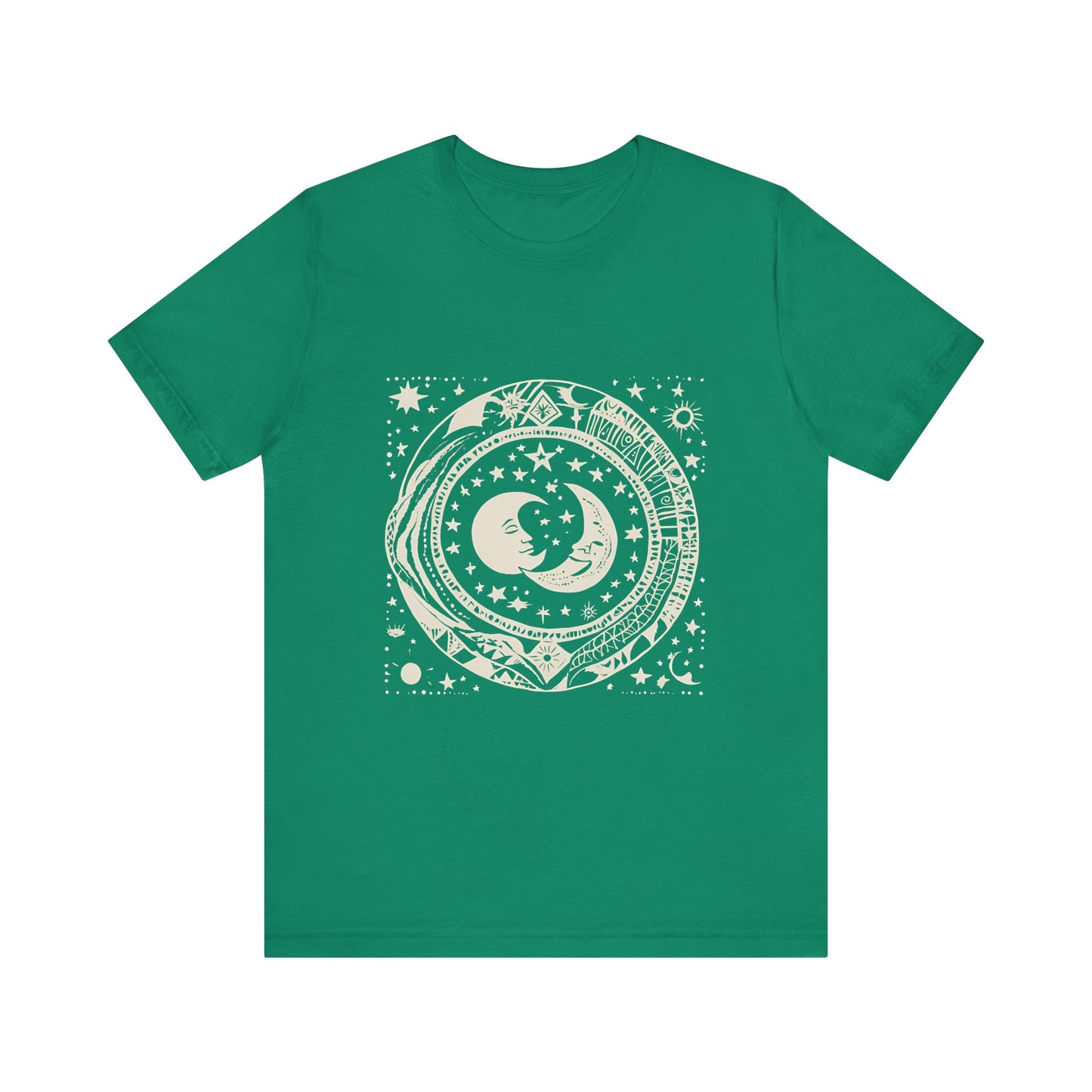 Celestial Harmony Unisex Jersey Tee - Cosmic Design