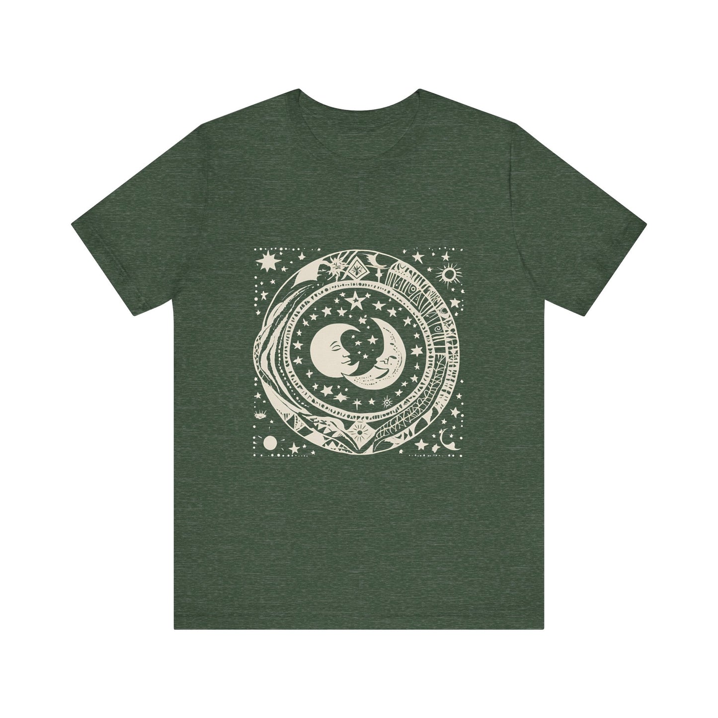 Celestial Harmony Unisex Jersey Tee - Cosmic Design