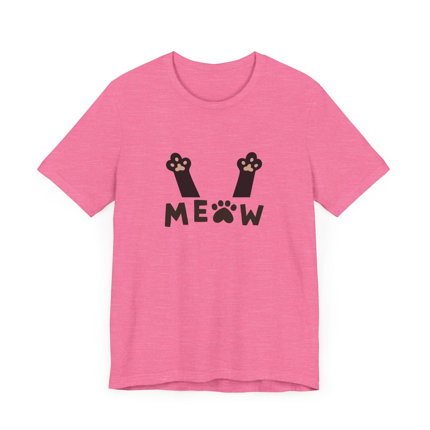 Meow Cat Paw Unisex Jersey Tee