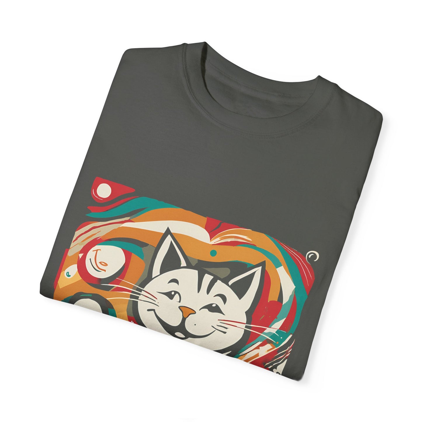 Playful Cat Graphic Unisex T-Shirt - Perfect for Pet Lovers