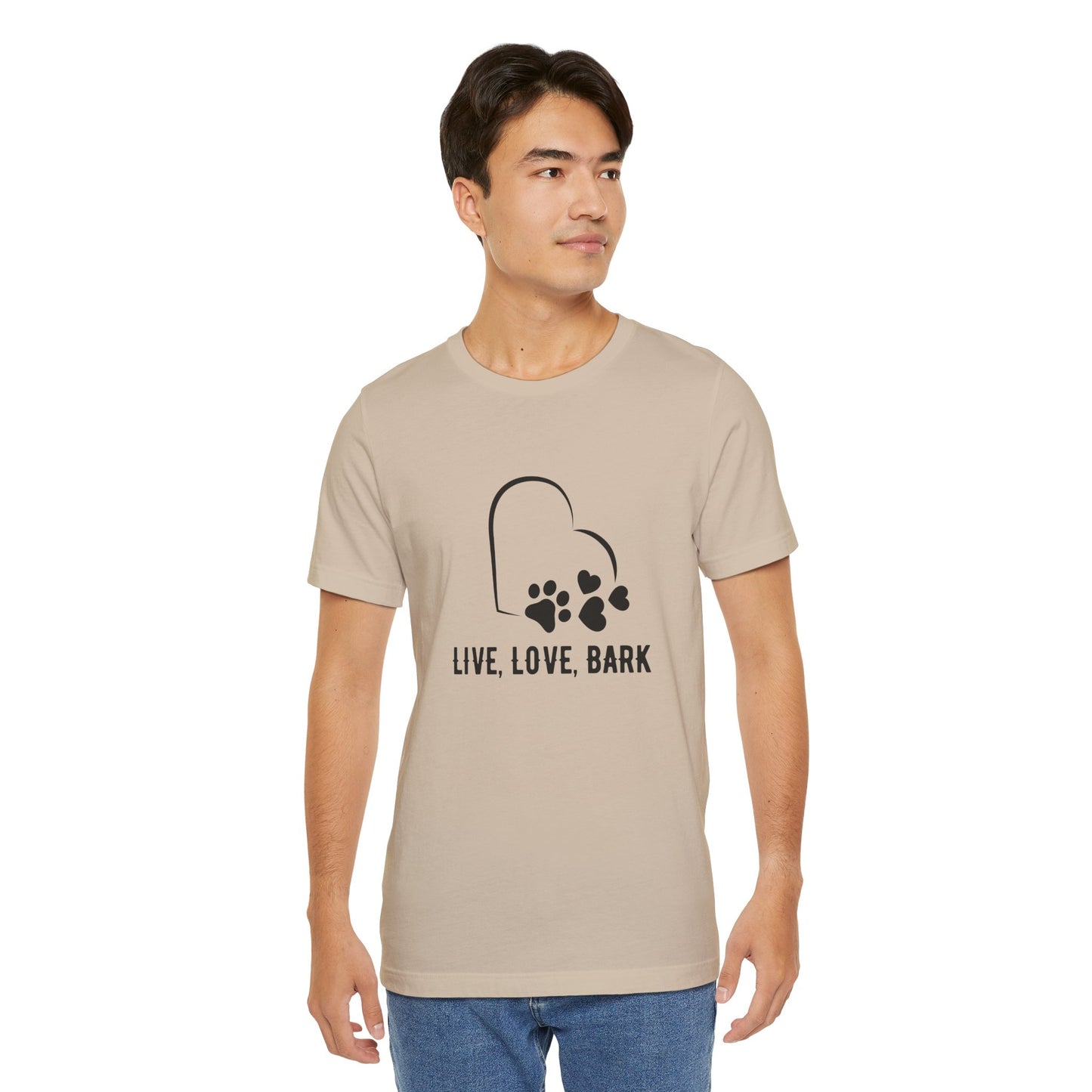 Live Love Bark Unisex Pet Lover Tee