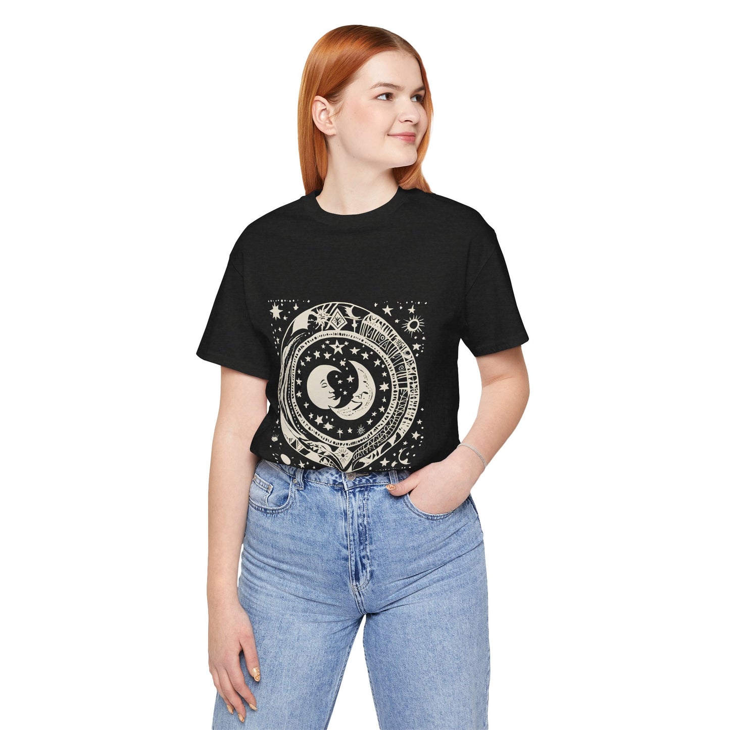 Celestial Harmony Unisex Jersey Tee - Cosmic Design