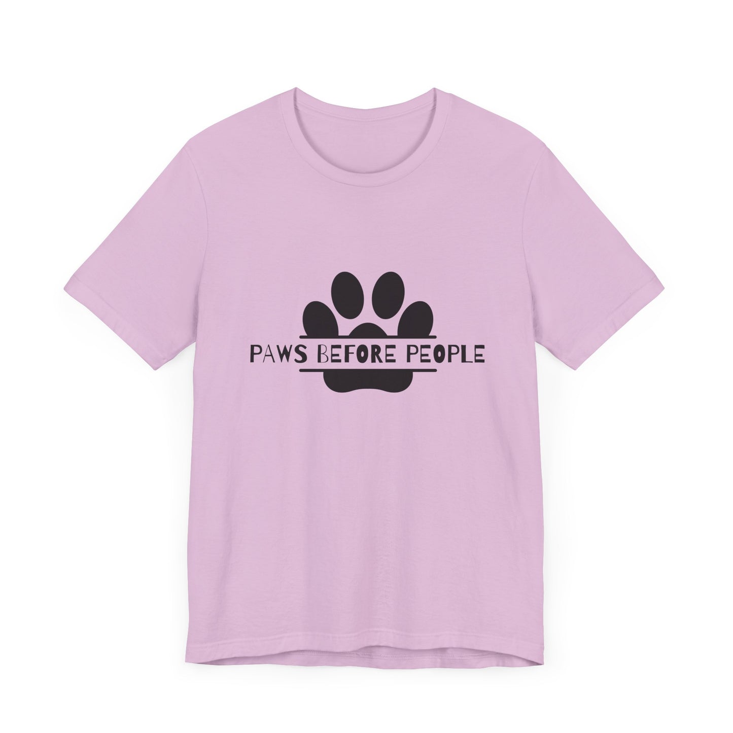 Funny Dog Lover T-Shirt - "Paws Before People" Unisex Tee