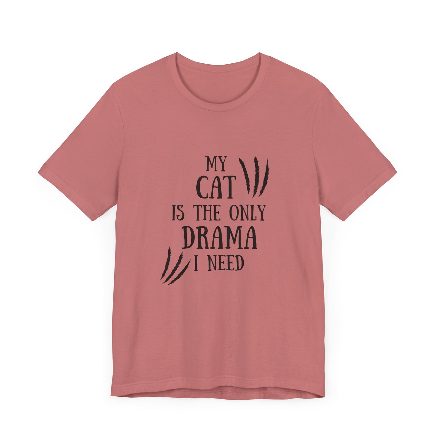 Funny Cat Drama Unisex Jersey Tee