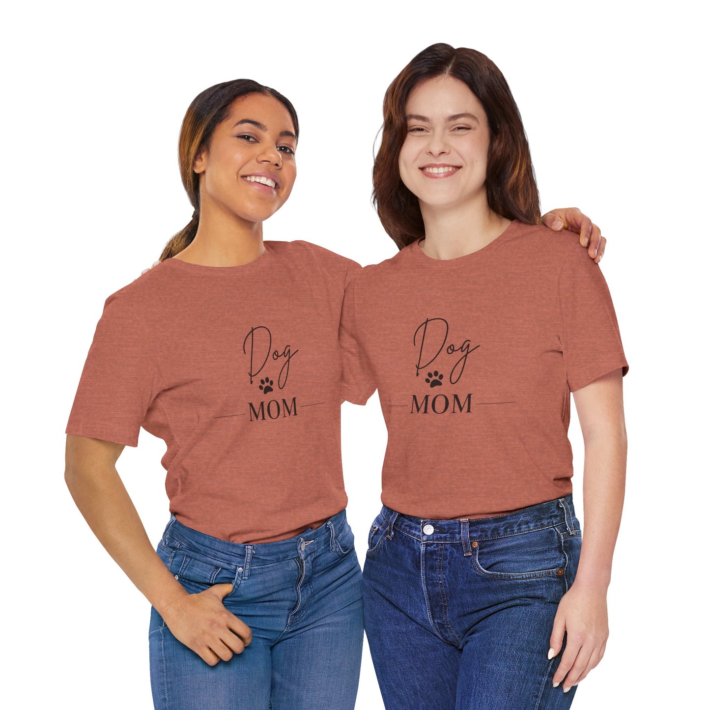 Dog Mom Unisex Jersey Tee - Perfect Gift for Dog Lovers