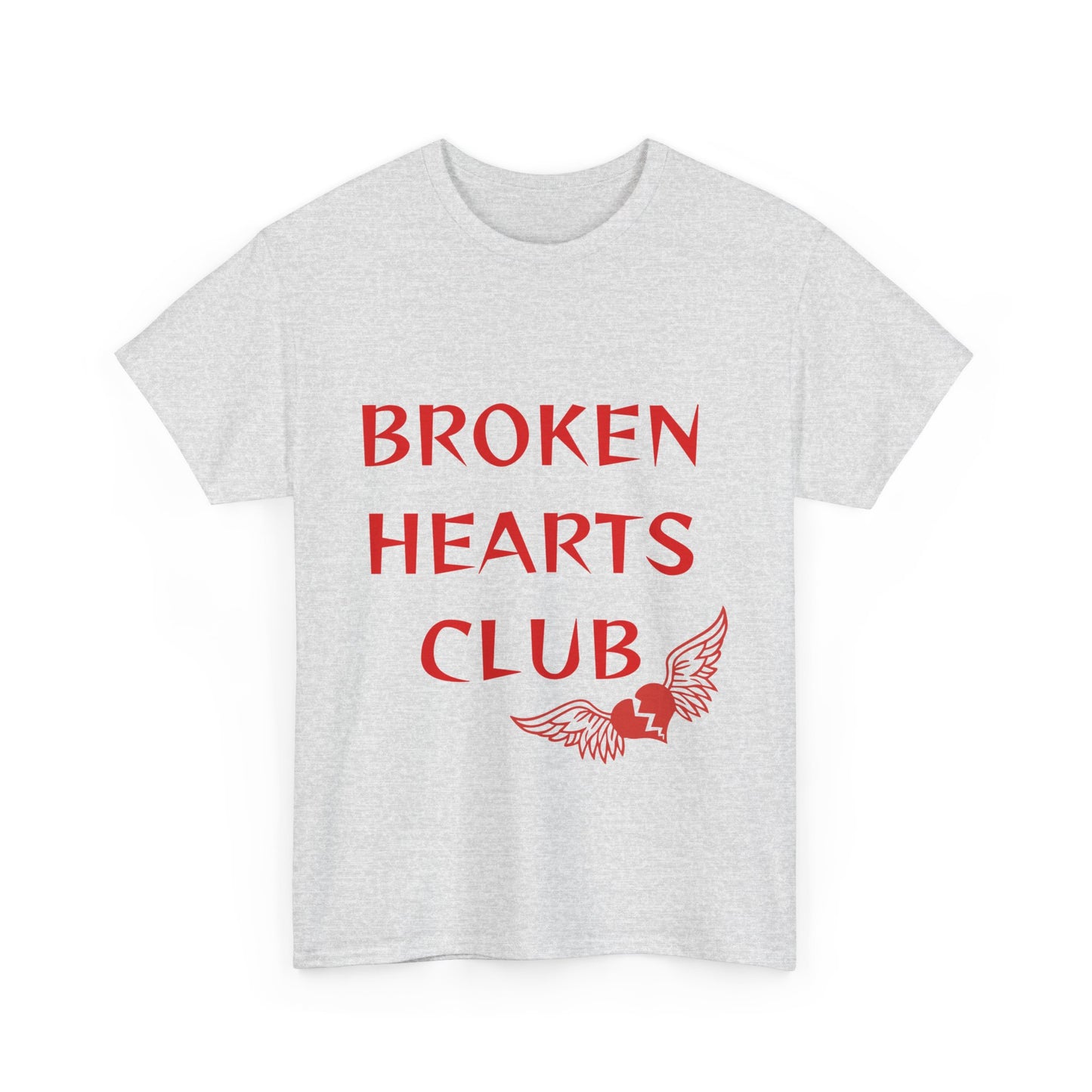 Broken Hearts Club Unisex Heavy Cotton Tee - Casual Comfort for Heartbreakers