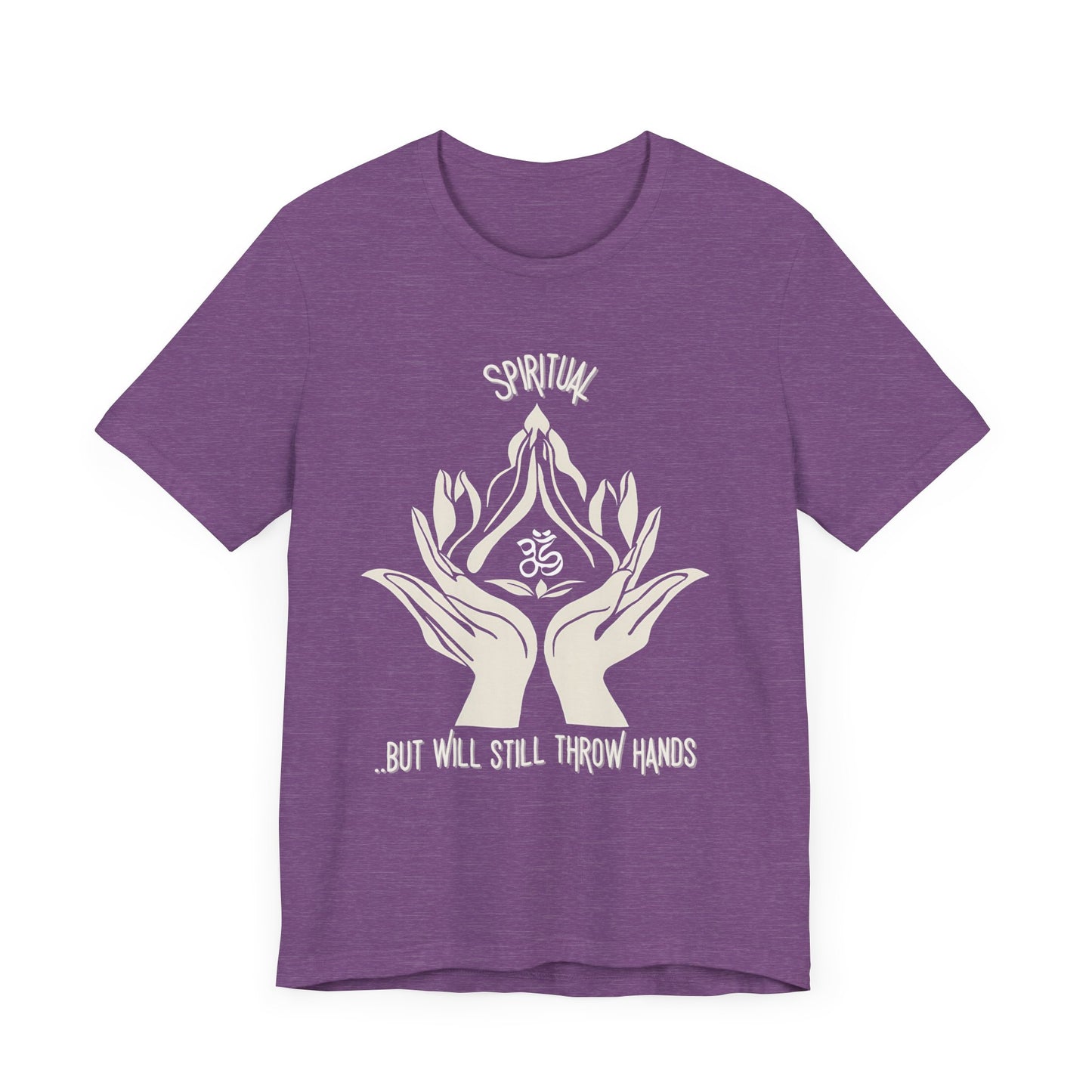 Spiritual Hands Unisex Jersey Tee - Zen Vibes for Mindful Living