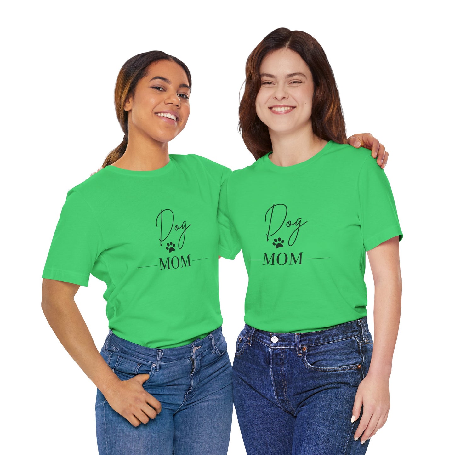 Dog Mom Unisex Jersey Tee - Perfect Gift for Dog Lovers