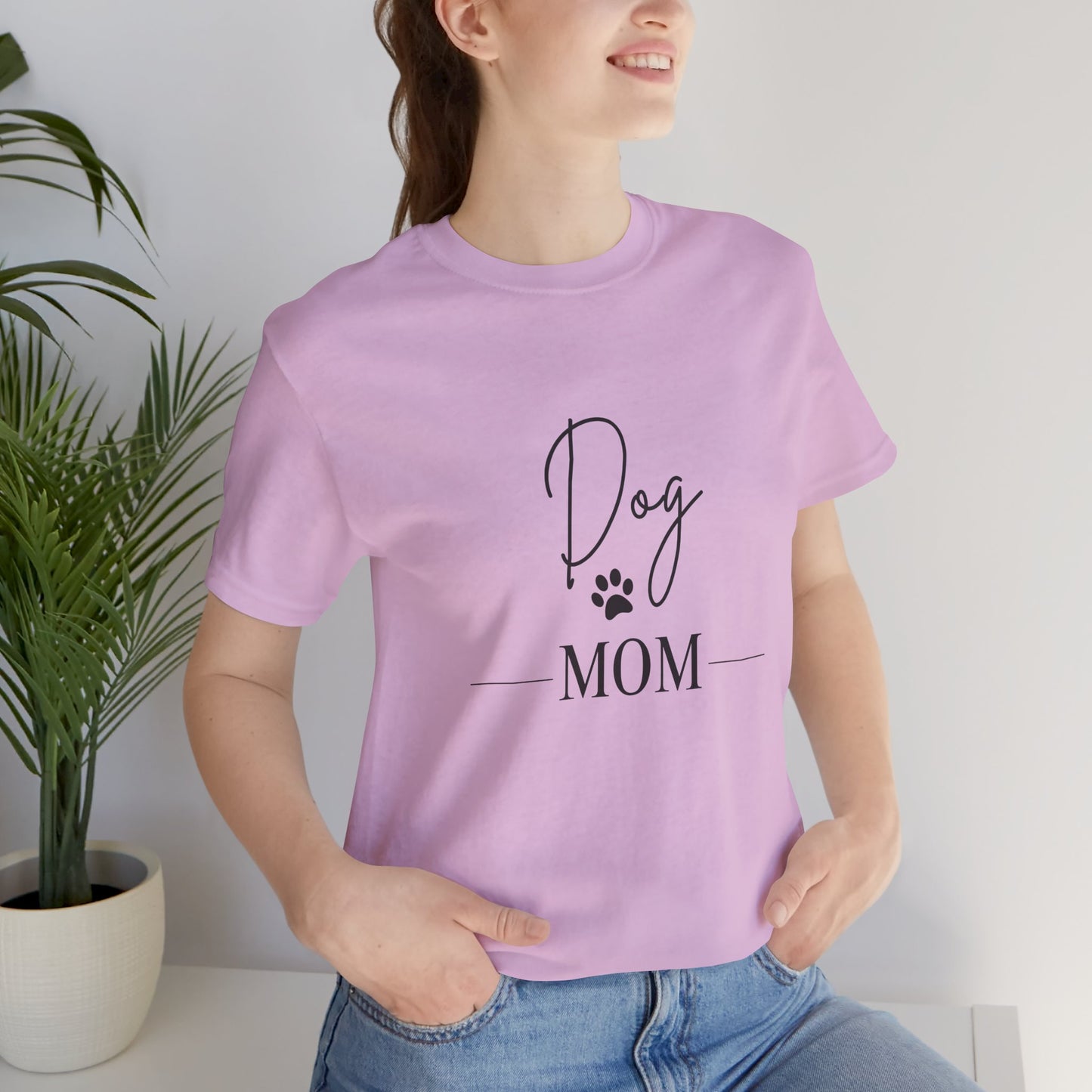 Dog Mom Unisex Jersey Tee - Perfect Gift for Dog Lovers