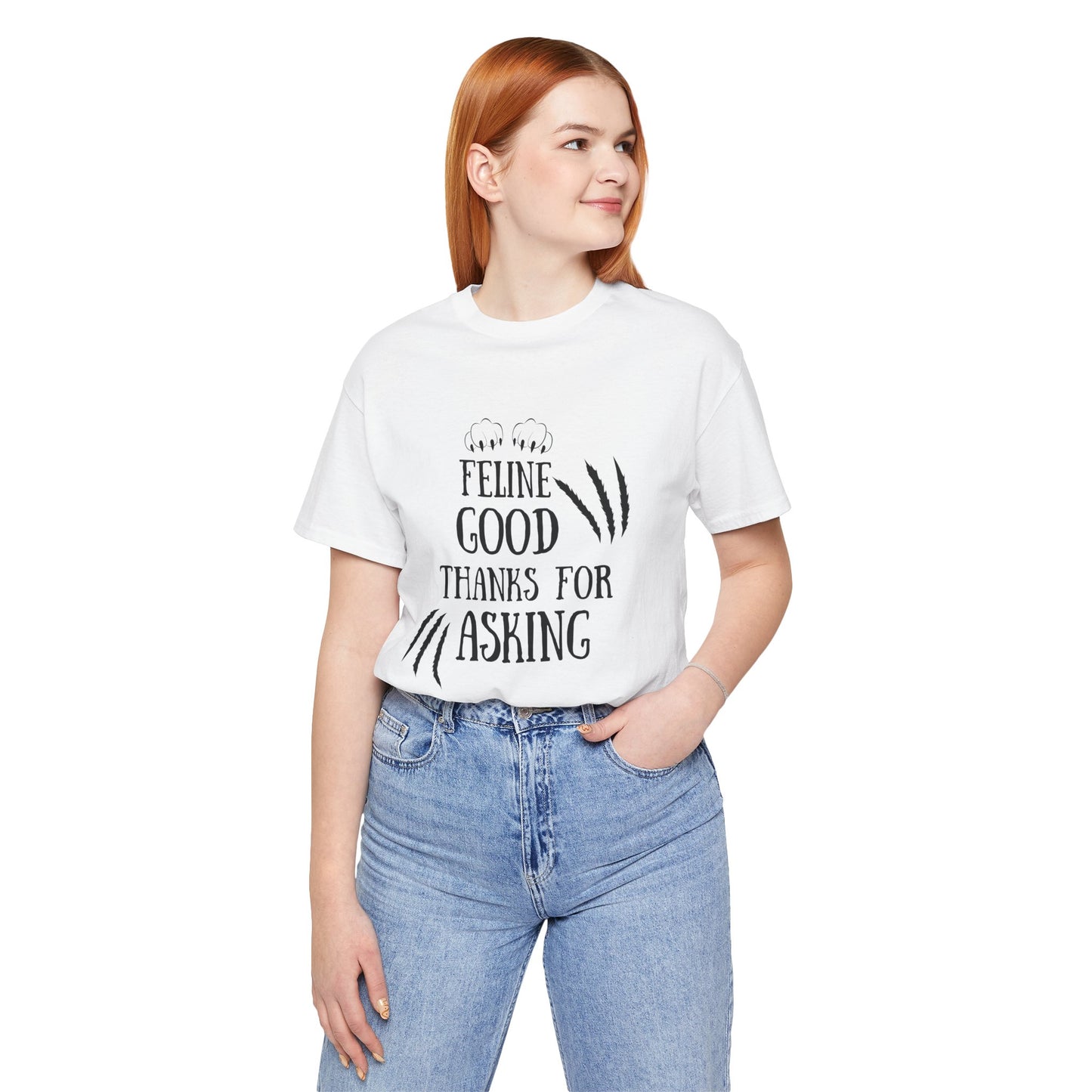 Feline Good Unisex Tee - Purr-fect for Cat Lovers