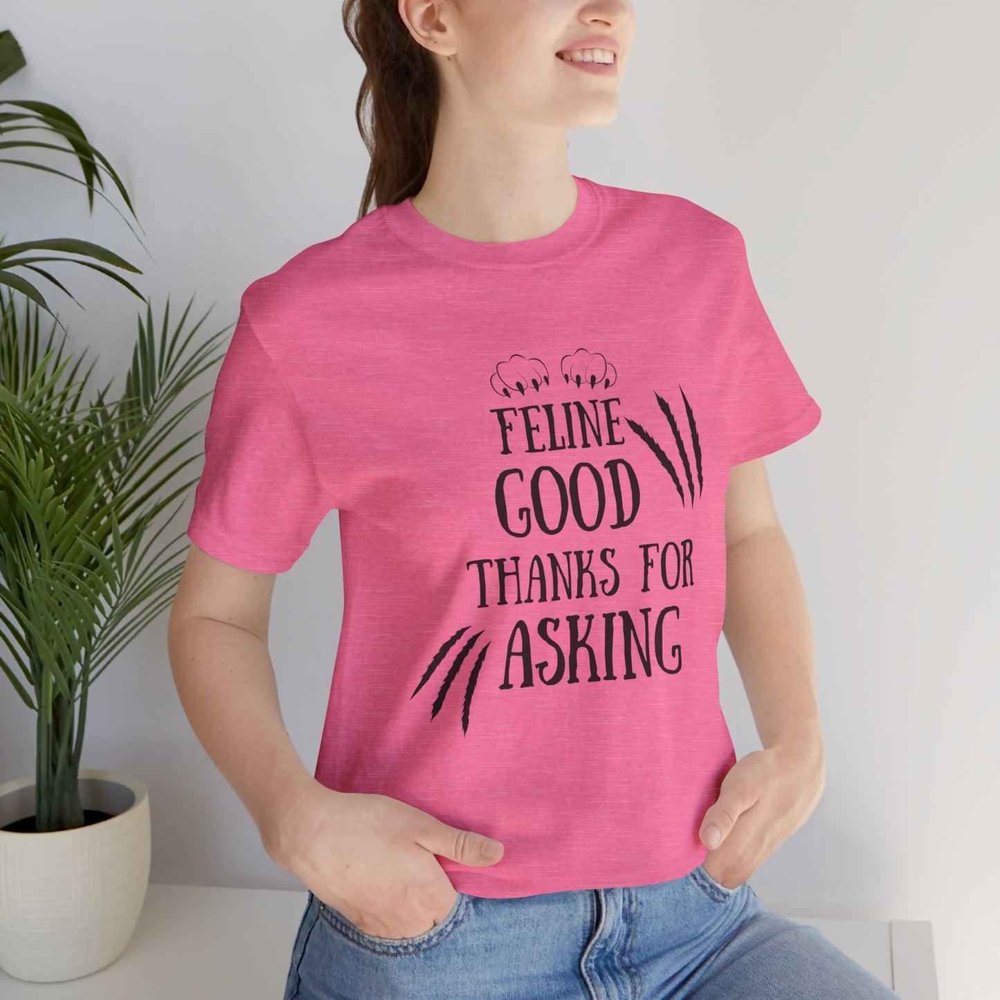 Feline Good Unisex Tee - Purr-fect for Cat Lovers