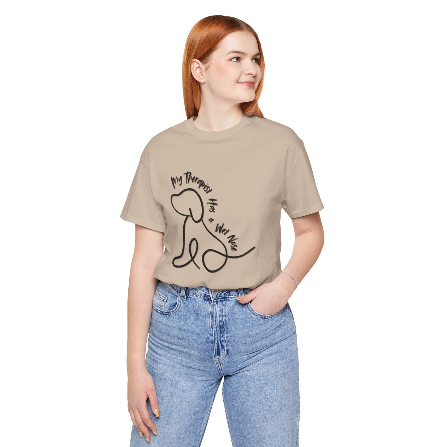 My Therapist Has A Wet Nose Unisex Tee - Dog Lovers Shirt