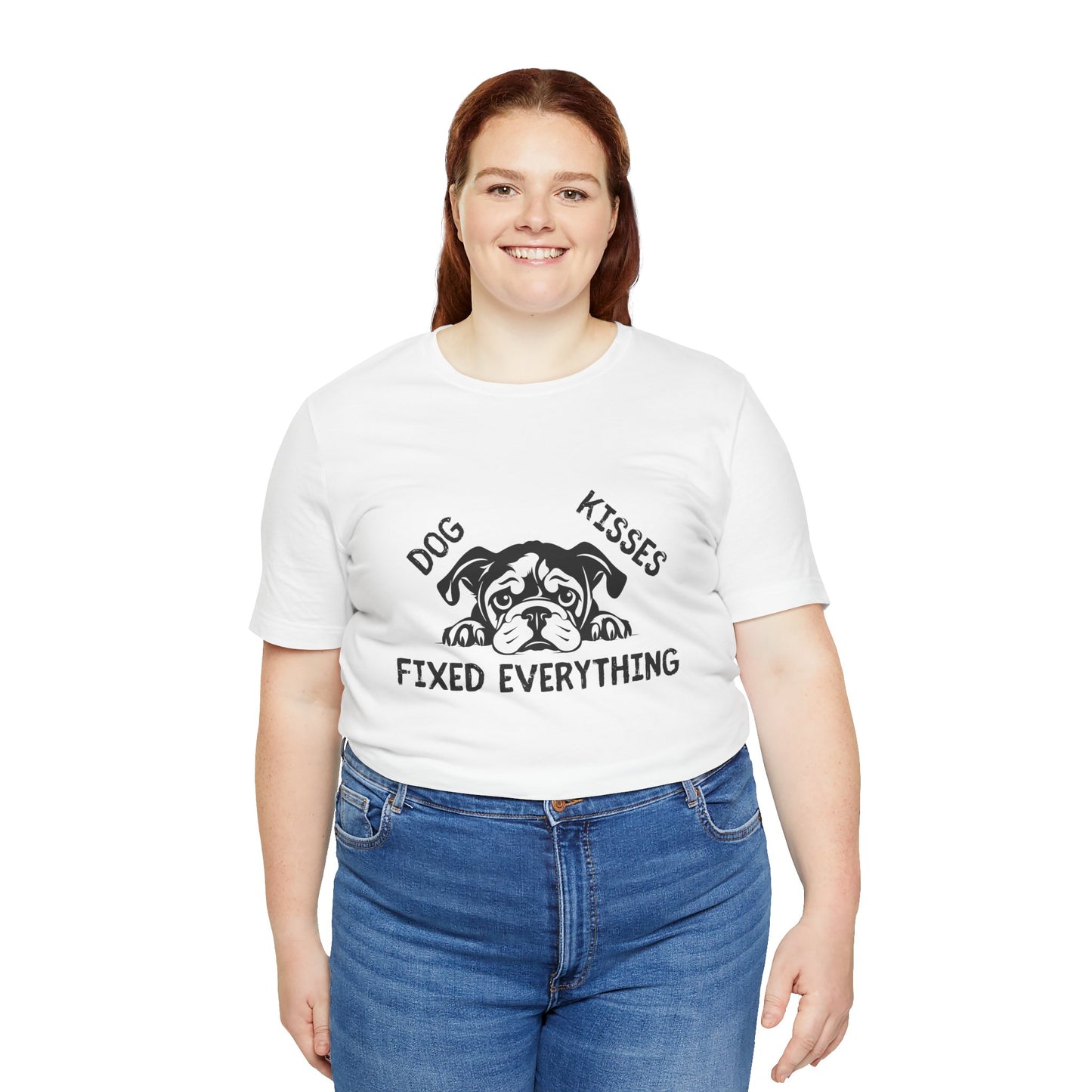 Unisex Dog Kisses Fixed Everything Tee