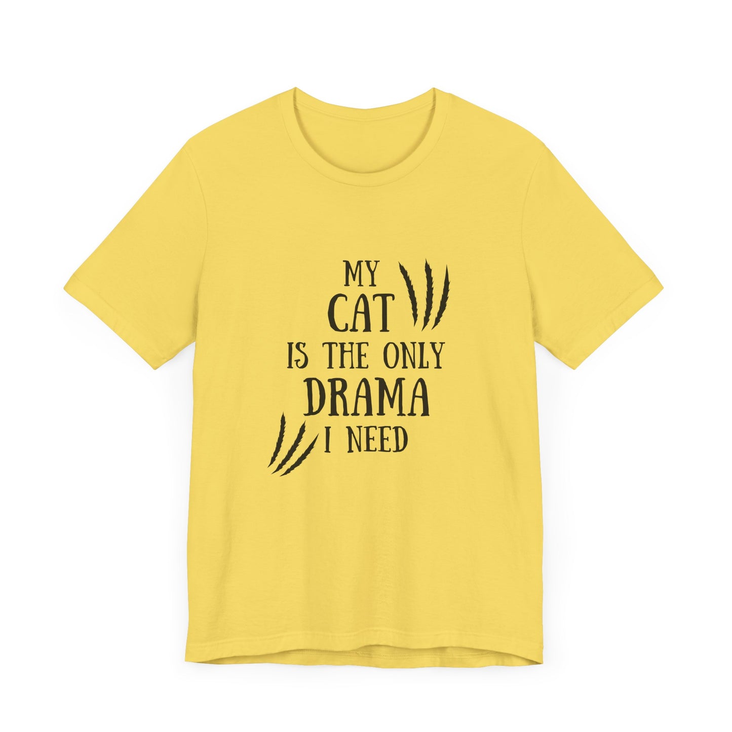 Funny Cat Drama Unisex Jersey Tee