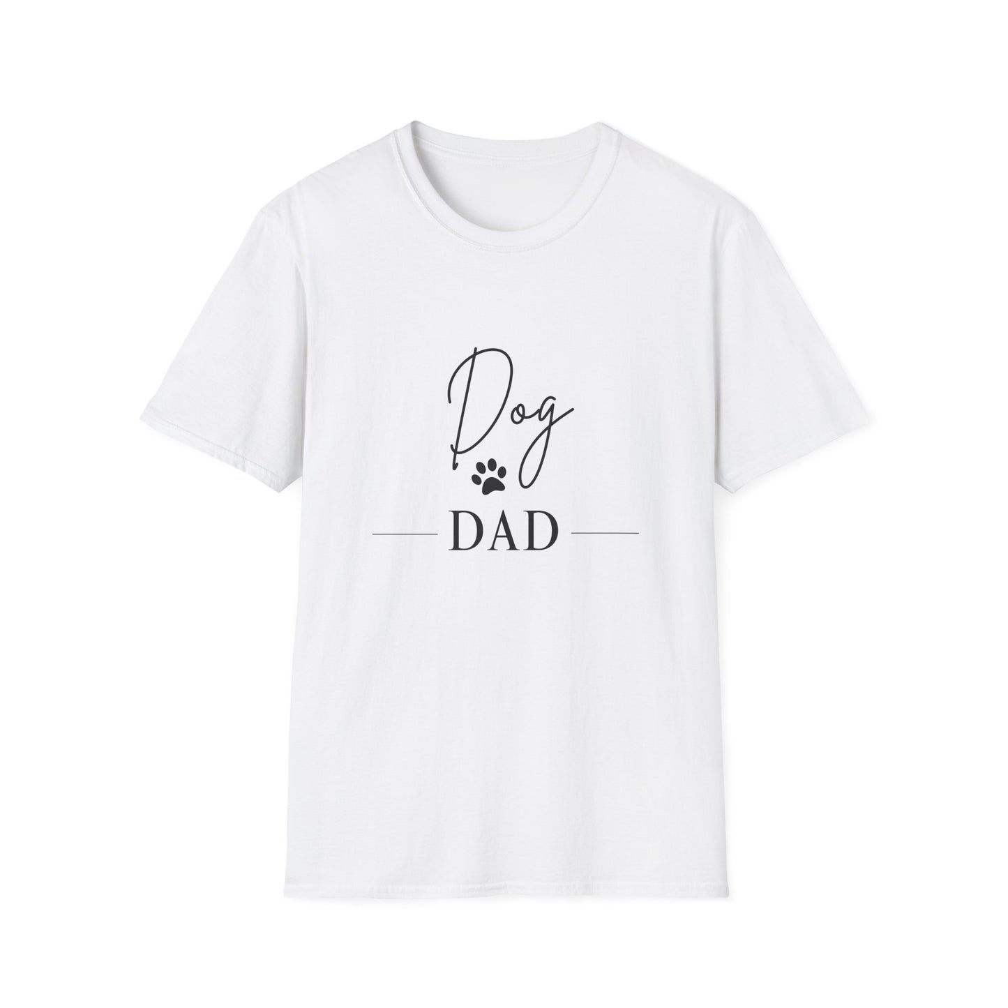 Dog Dad Unisex Softstyle T-Shirt - Perfect Gift for Pet Lovers