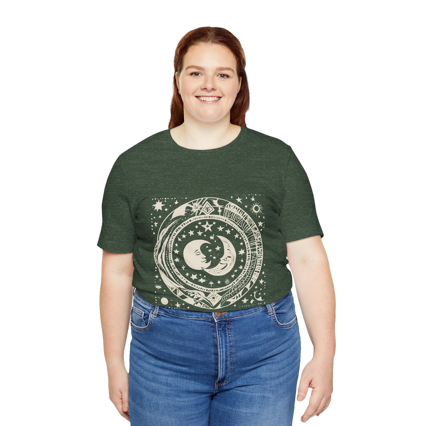 Celestial Harmony Unisex Jersey Tee - Cosmic Design