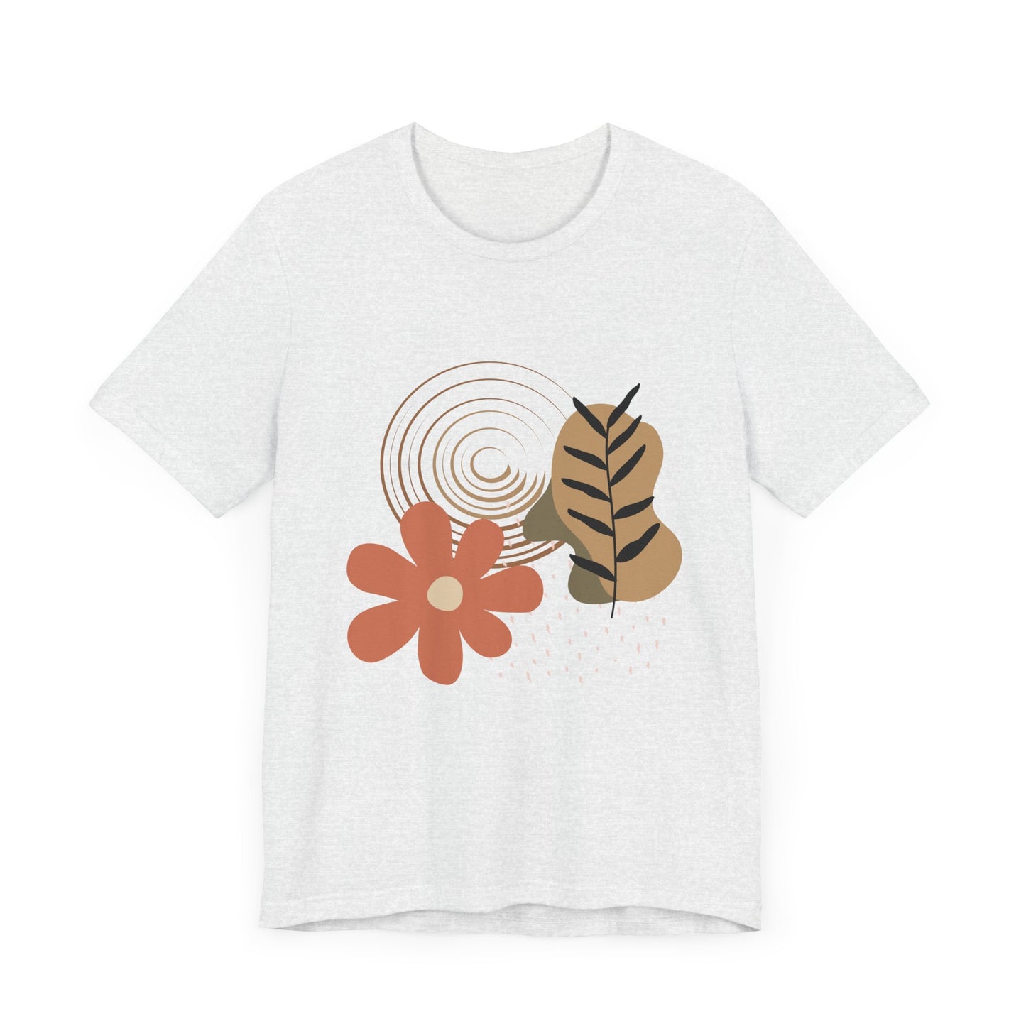 Boho Chic Floral Unisex Short Sleeve Tee