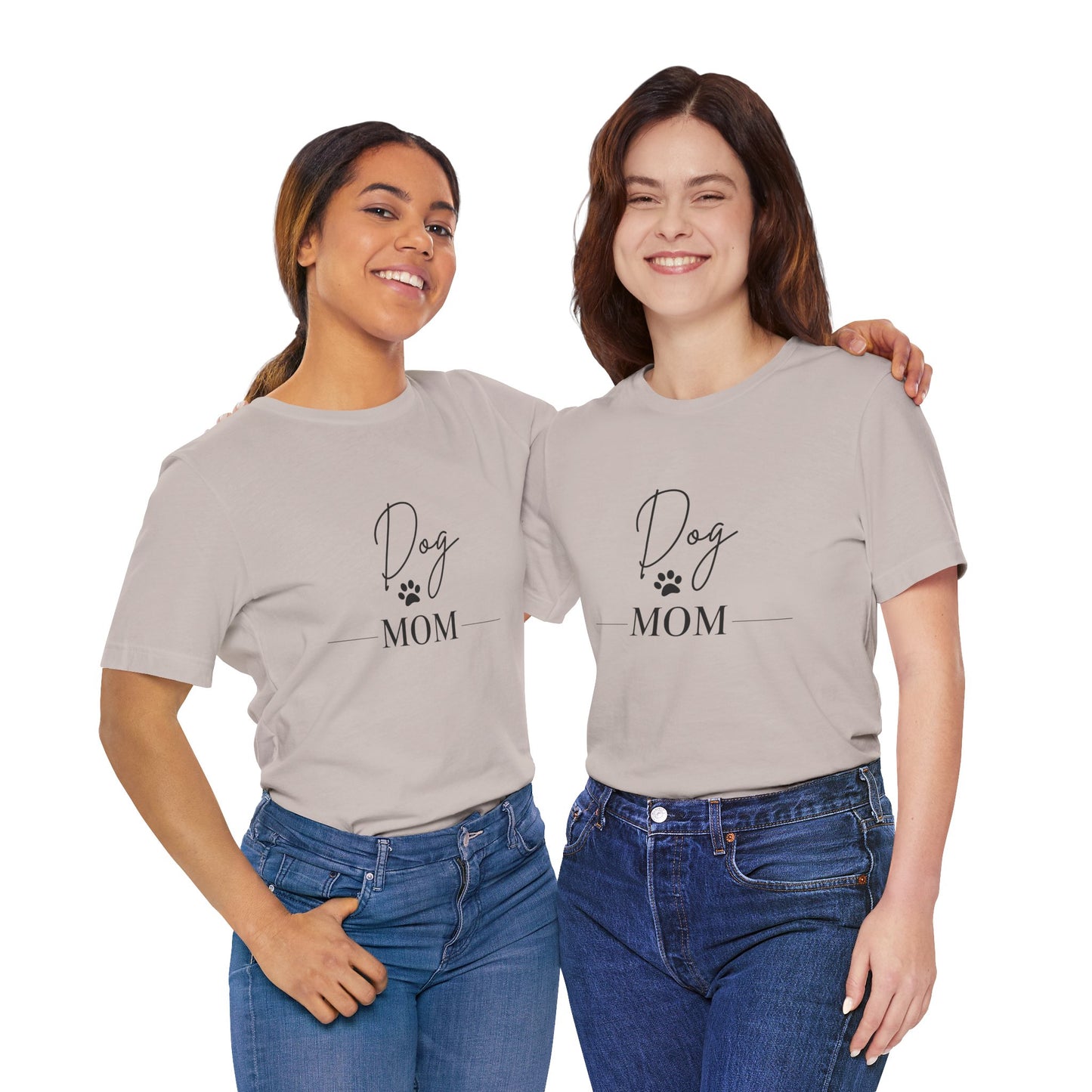 Dog Mom Unisex Jersey Tee - Perfect Gift for Dog Lovers