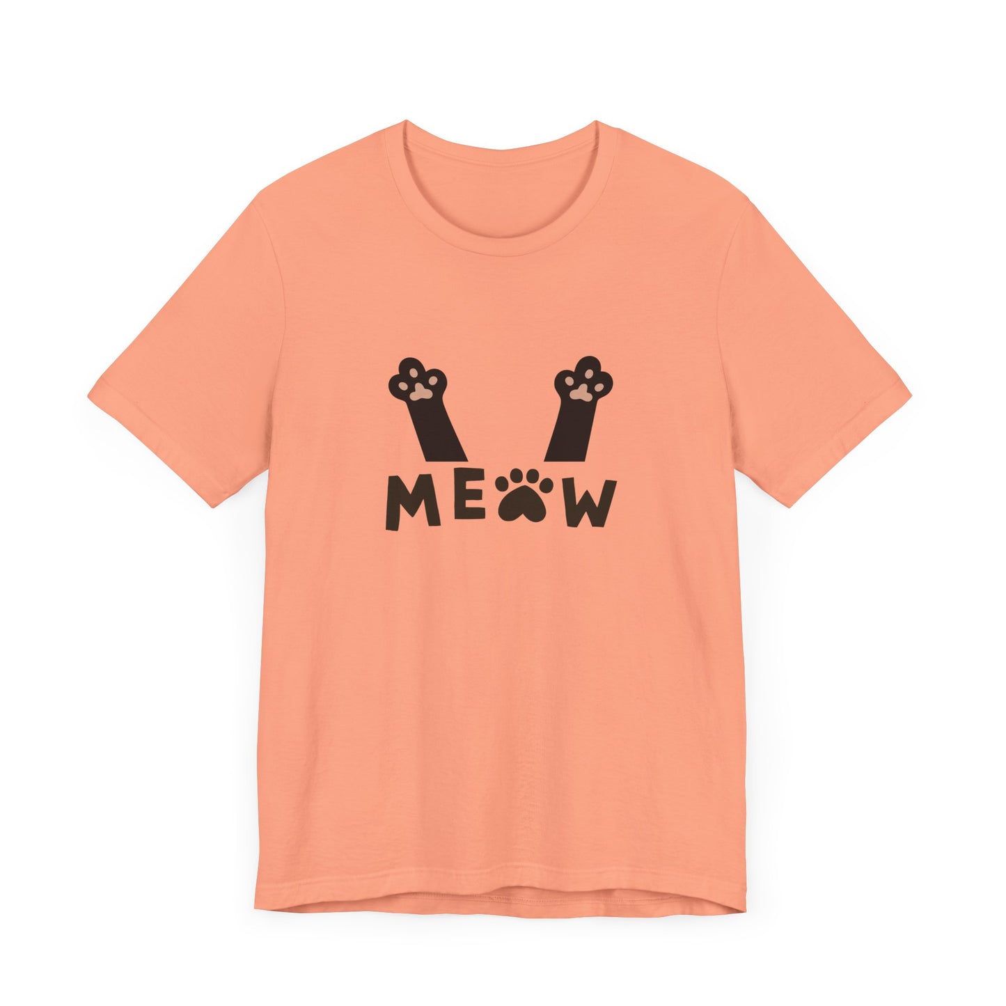 Meow Cat Paw Unisex Jersey Tee