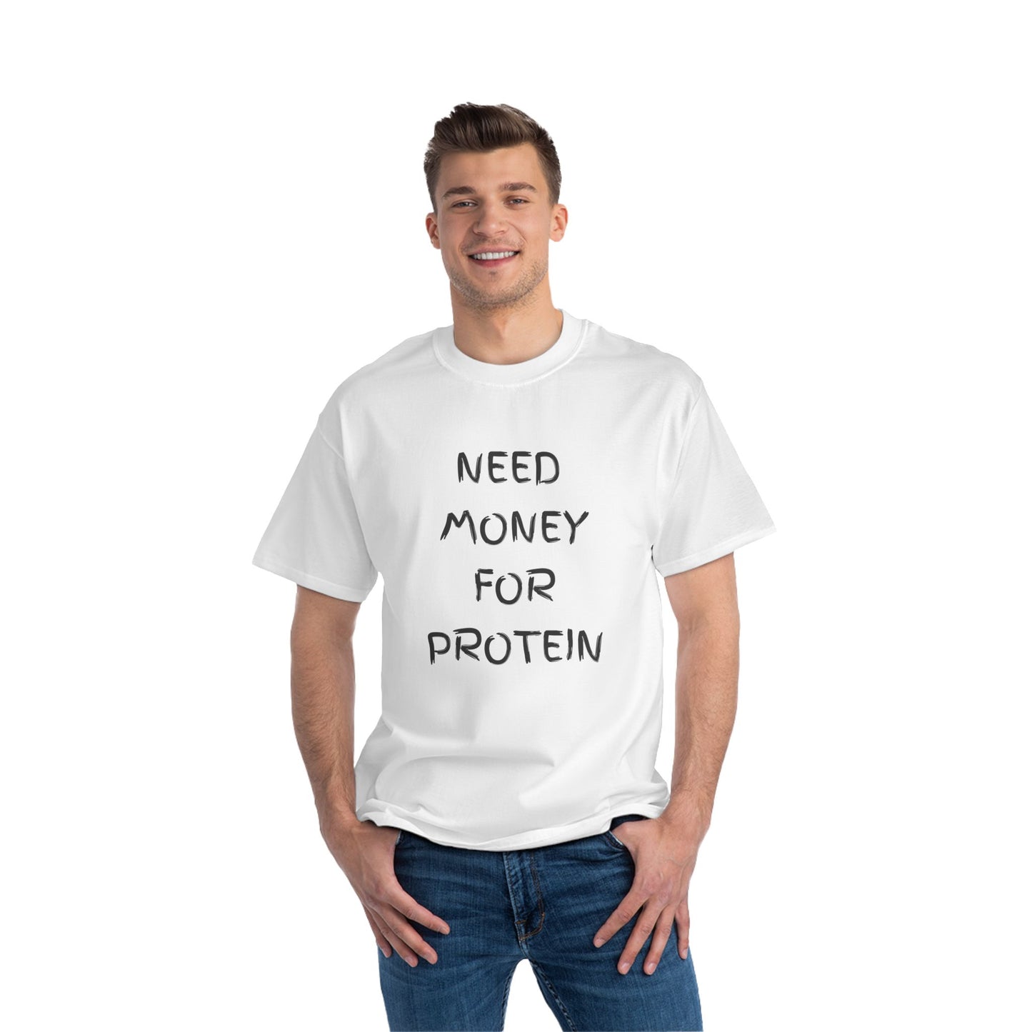 Need Money for Protein Tee - Funny Beefy-T® Short-Sleeve T-Shirt for Fitness Lovers