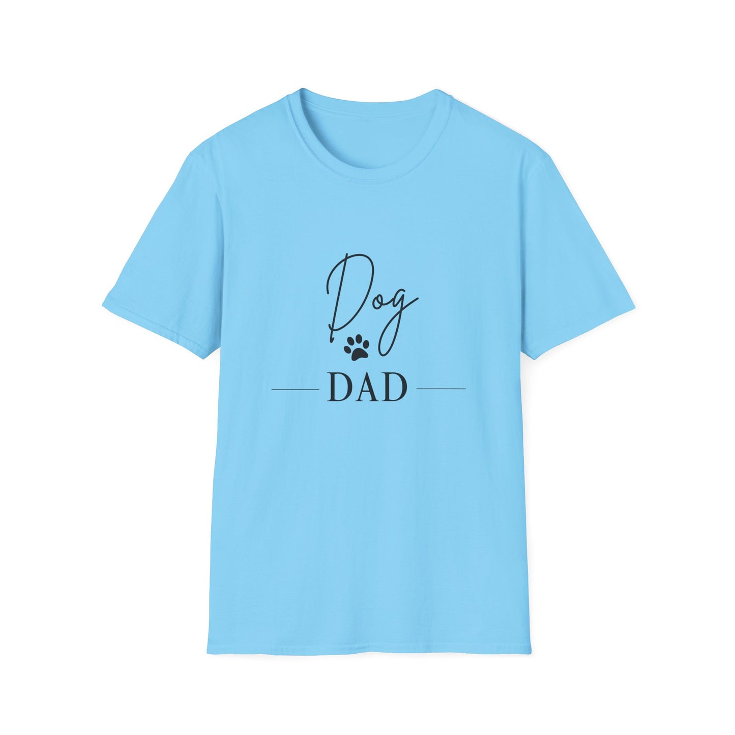 Dog Dad Unisex Softstyle T-Shirt - Perfect Gift for Pet Lovers