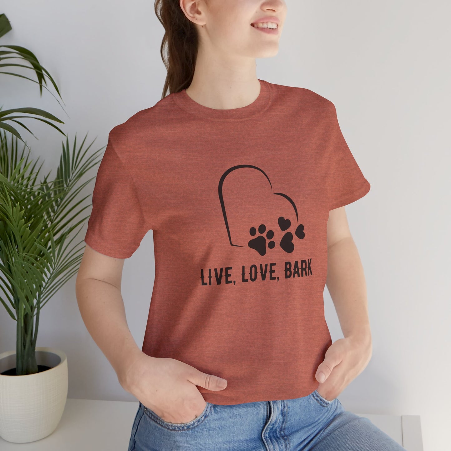 Live Love Bark Unisex Pet Lover Tee