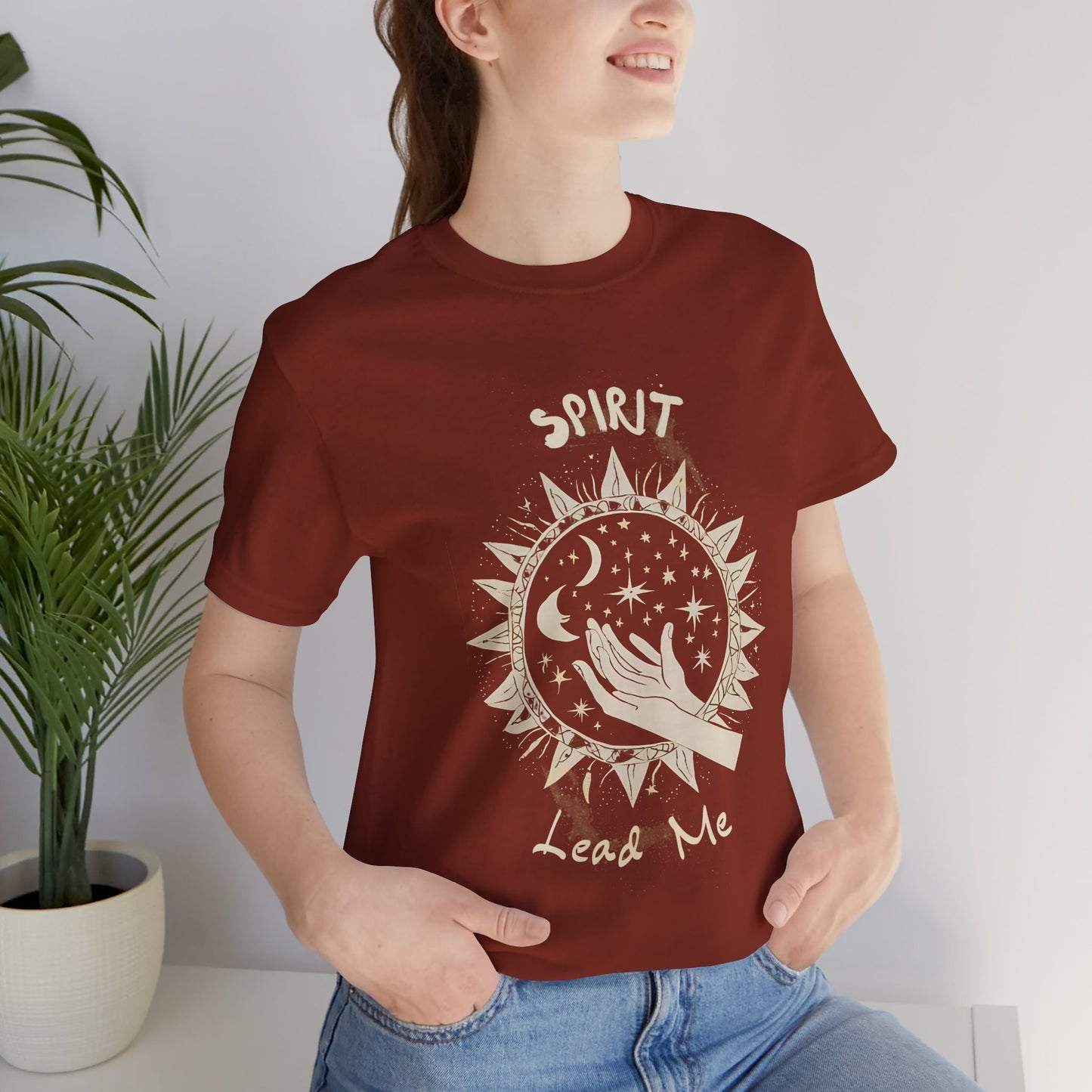 Spirit Lead Me Unisex Jersey Tee - Boho Chic Top for Spiritual Souls