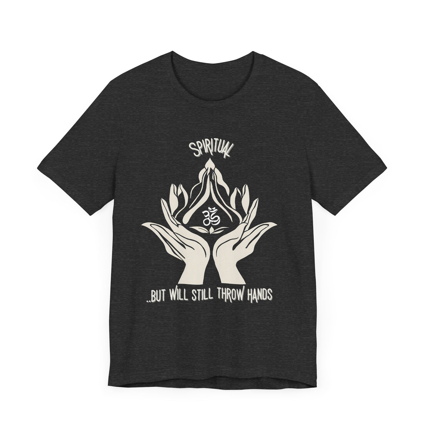 Spiritual Hands Unisex Jersey Tee - Zen Vibes for Mindful Living