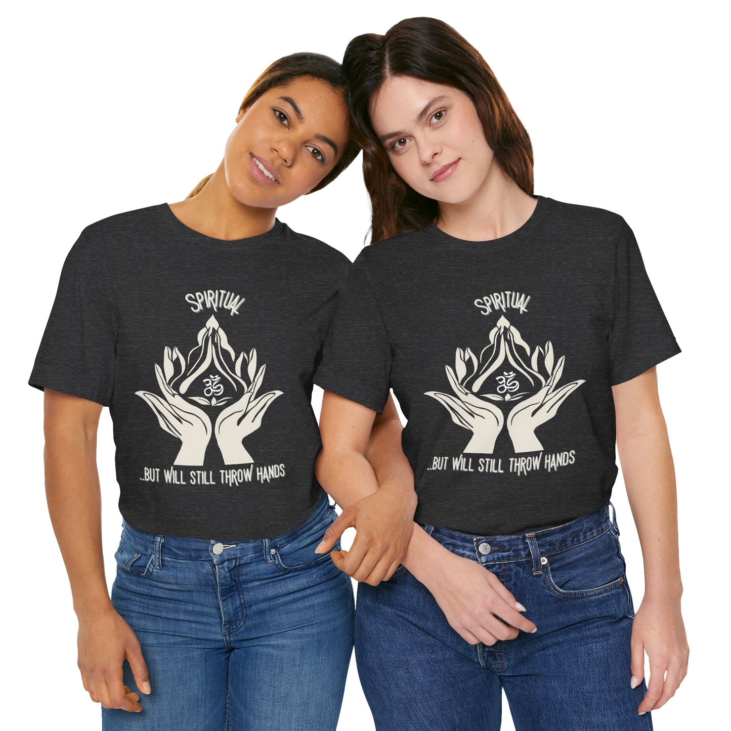 Spiritual Hands Unisex Jersey Tee - Zen Vibes for Mindful Living