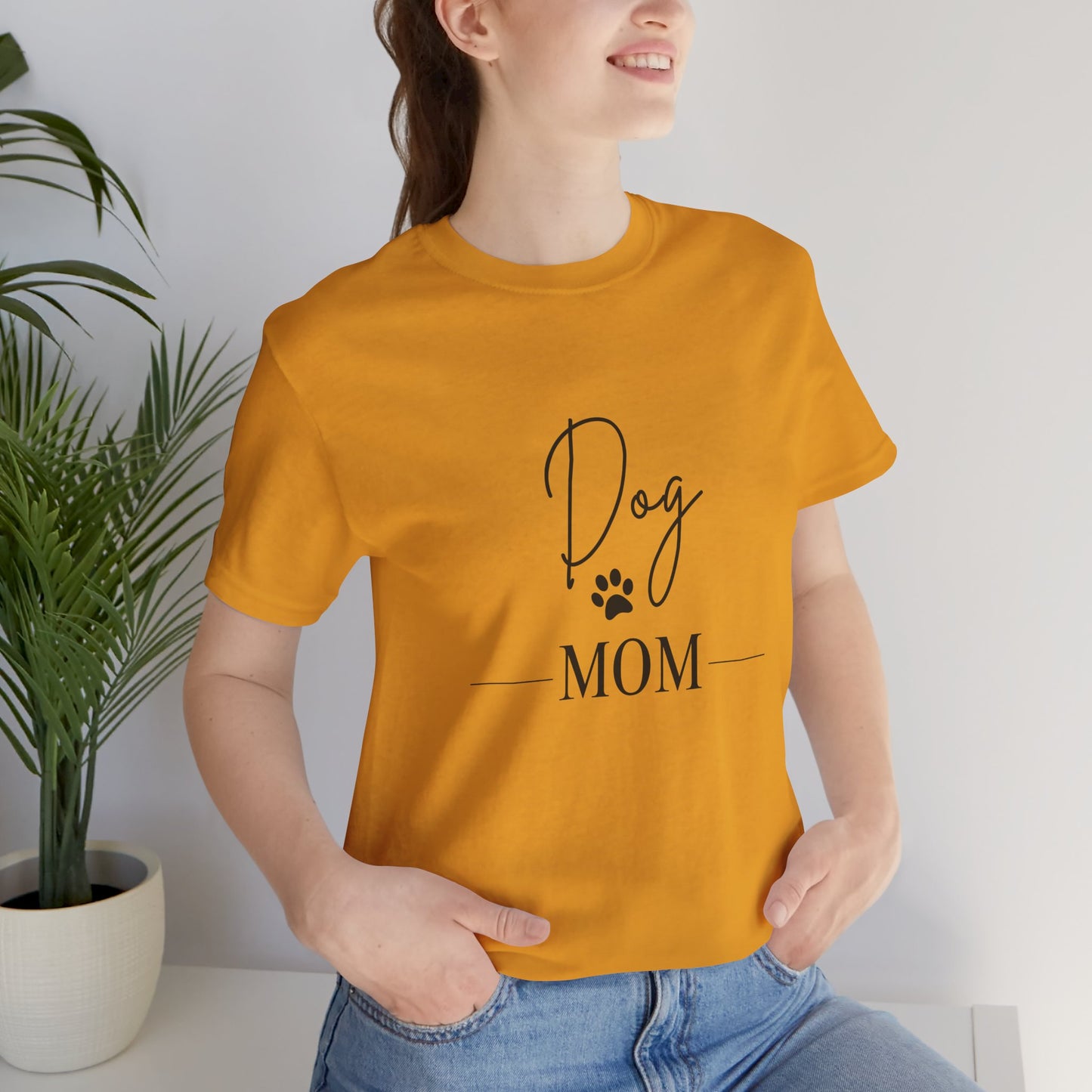 Dog Mom Unisex Jersey Tee - Perfect Gift for Dog Lovers