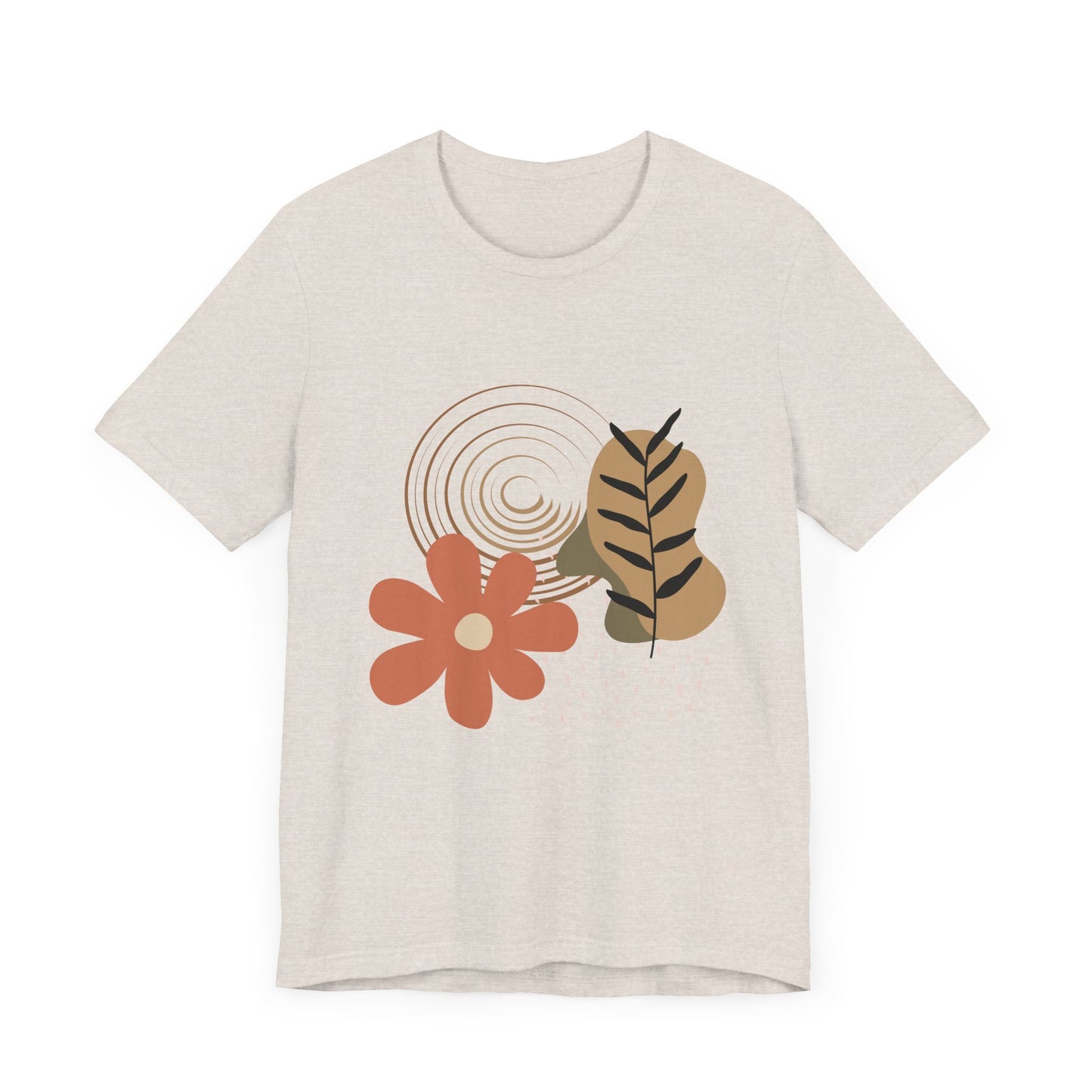 Boho Chic Floral Unisex Short Sleeve Tee