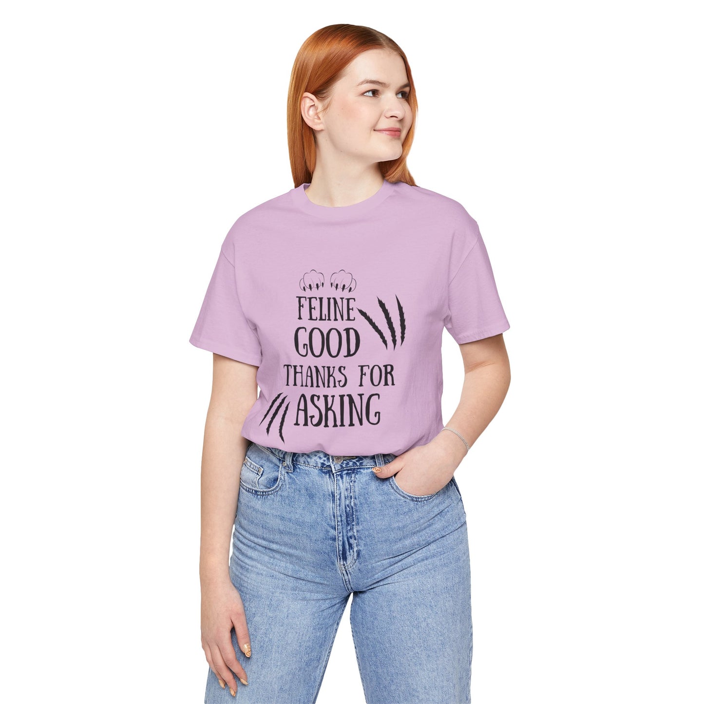 Feline Good Unisex Tee - Purr-fect for Cat Lovers