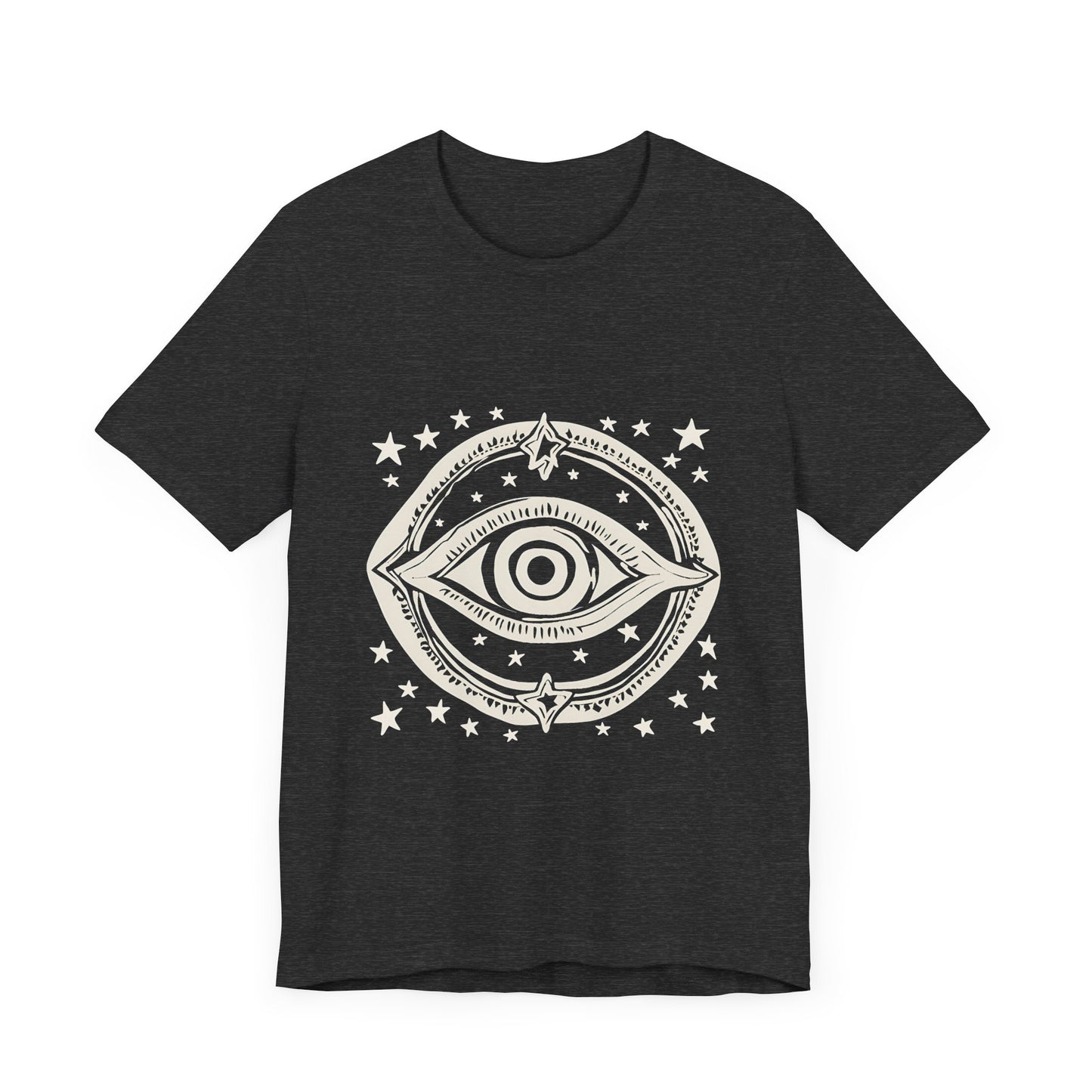 Mystic Eye Unisex Jersey Tee - Cosmic Stars T-Shirt