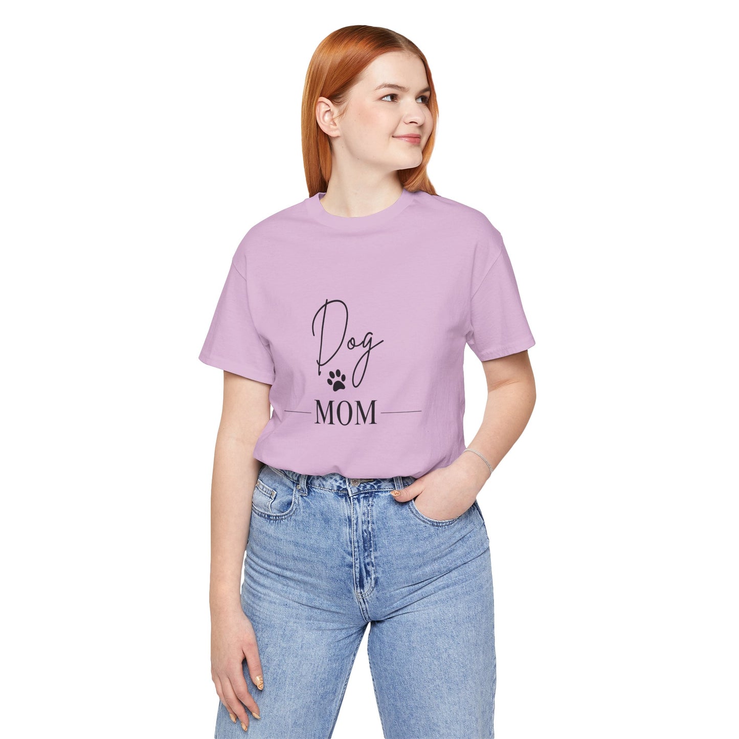 Dog Mom Unisex Jersey Tee - Perfect Gift for Dog Lovers