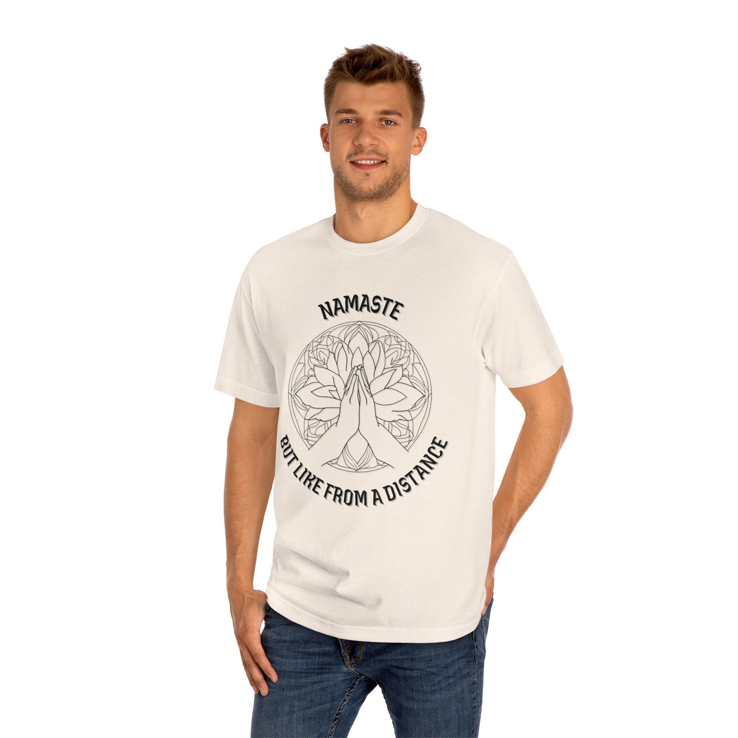 Namaste Classic Unisex Tee - Relaxed Fit Spiritual T-Shirt