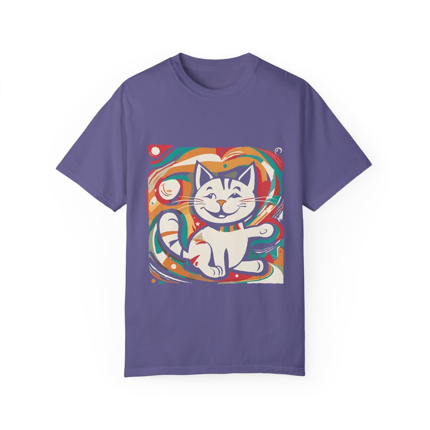 Playful Cat Graphic Unisex T-Shirt - Perfect for Pet Lovers