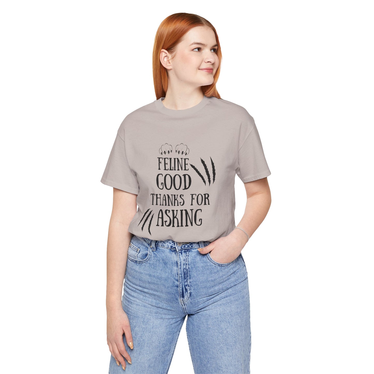 Feline Good Unisex Tee - Purr-fect for Cat Lovers