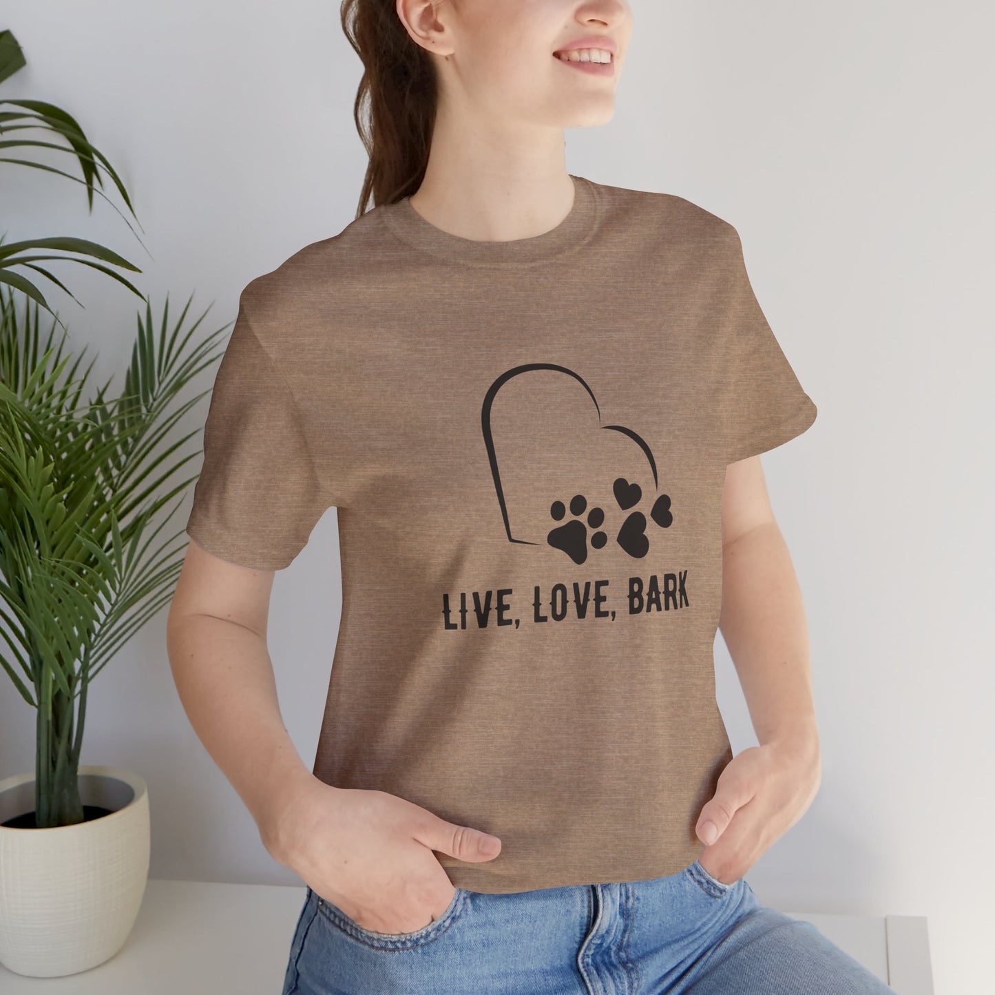 Live Love Bark Unisex Pet Lover Tee