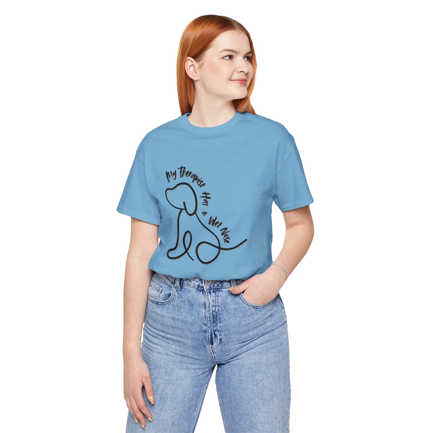 My Therapist Has A Wet Nose Unisex Tee - Dog Lovers Shirt