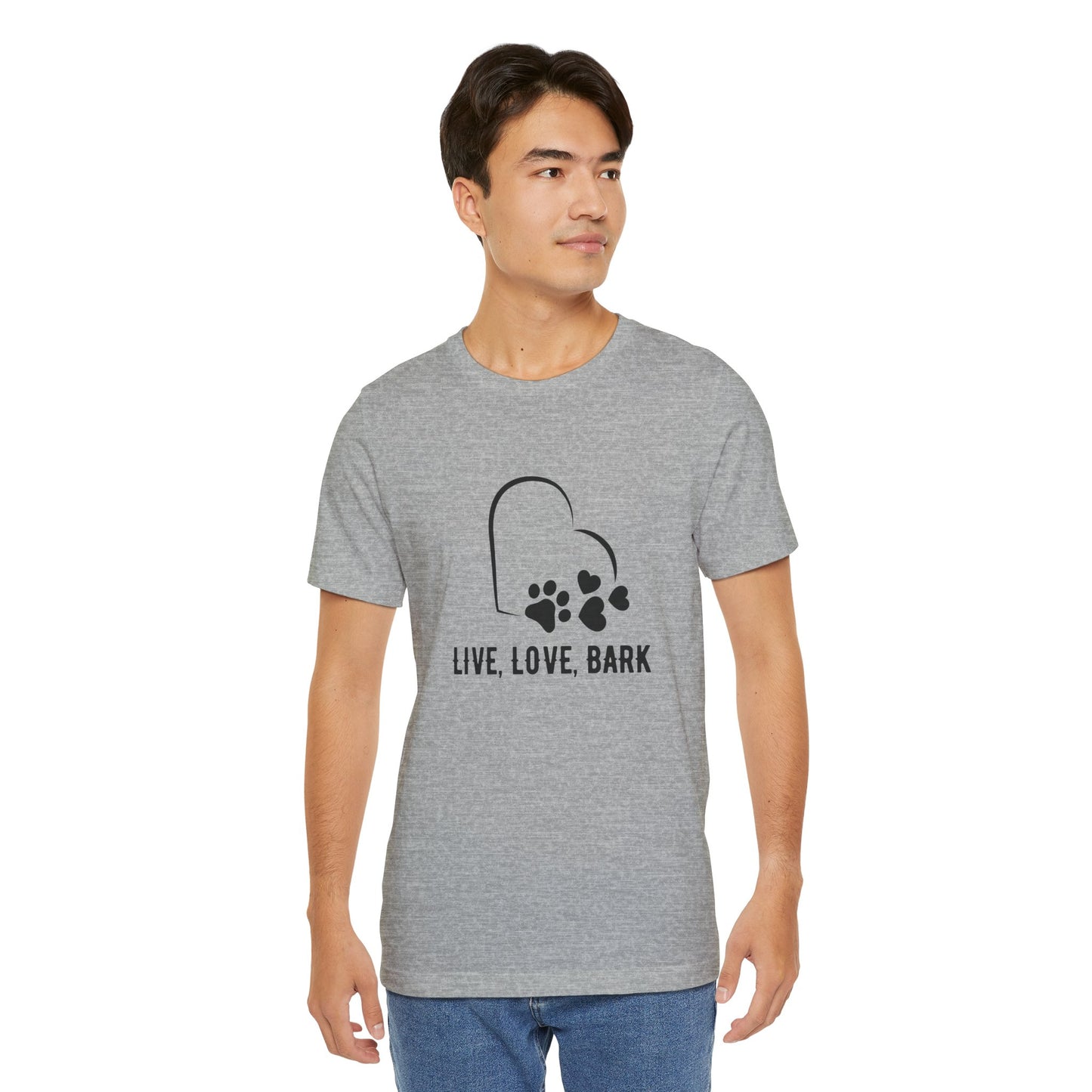 Live Love Bark Unisex Pet Lover Tee