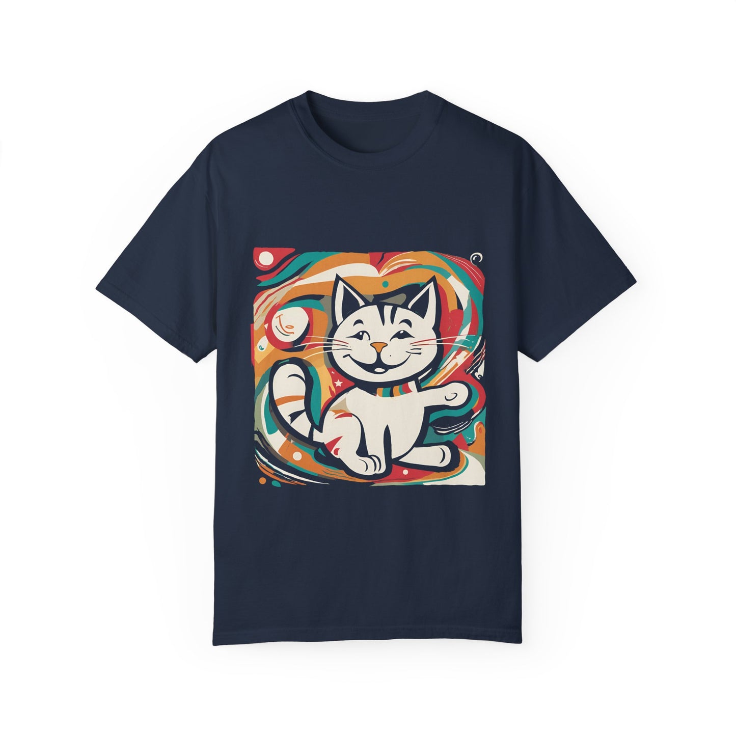 Playful Cat Graphic Unisex T-Shirt - Perfect for Pet Lovers