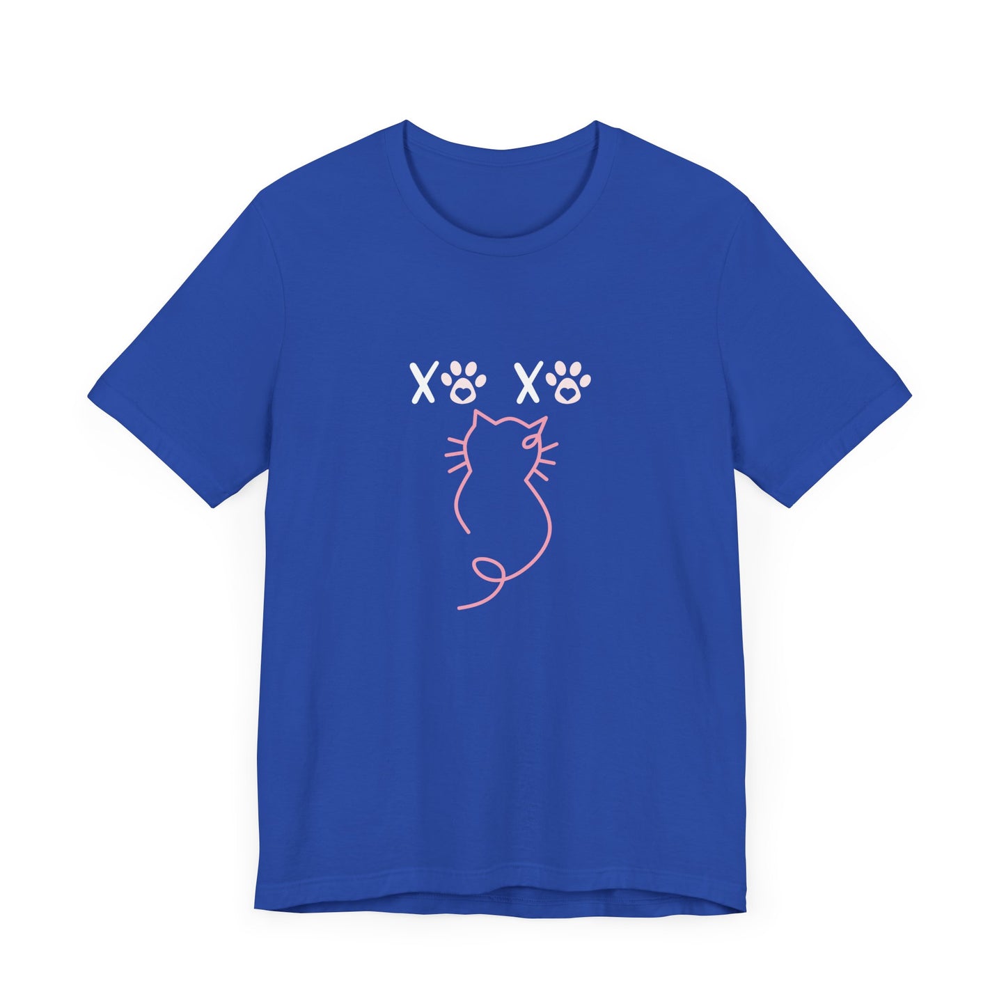 Cat Lover Unisex Jersey Tee - 'XOXO' Design